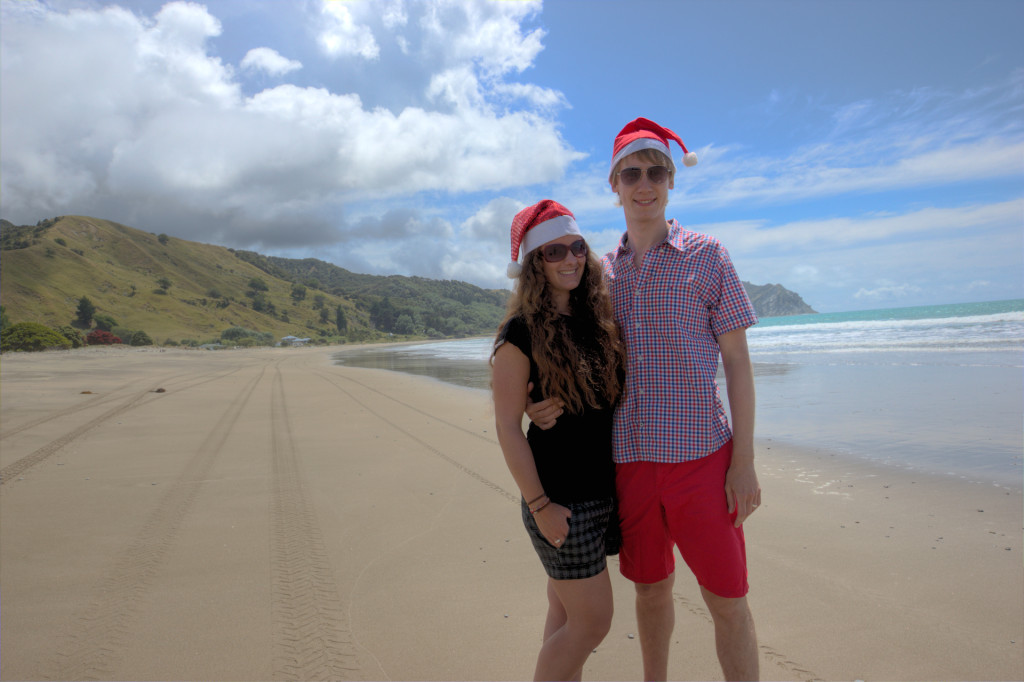 Weihnachten am Strand